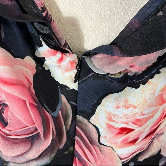 CITY CHIC Trendy Plus Size Off The Shoulder Floral Print Dress - Picture 7 of 11